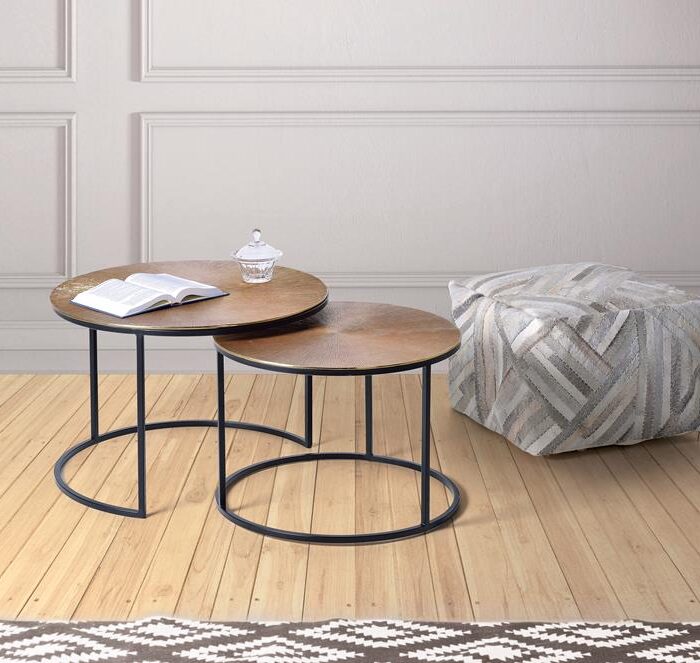 SET DE 2 MESAS CENTRO