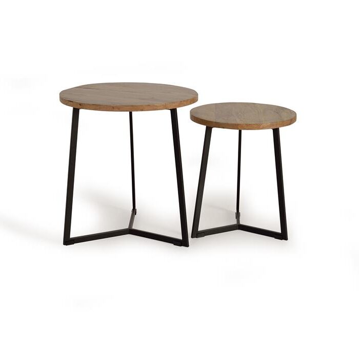 SET 2 MESAS AUXILIARES