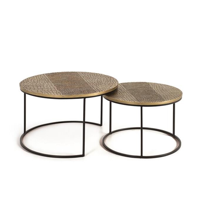 SET DE 2 MESAS CENTRO